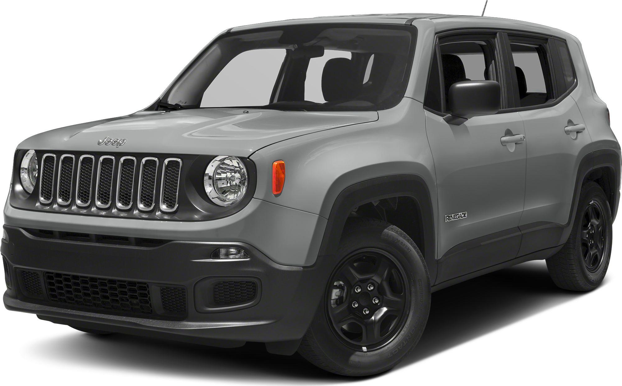 Compact SUV with round headlights and vertical grille