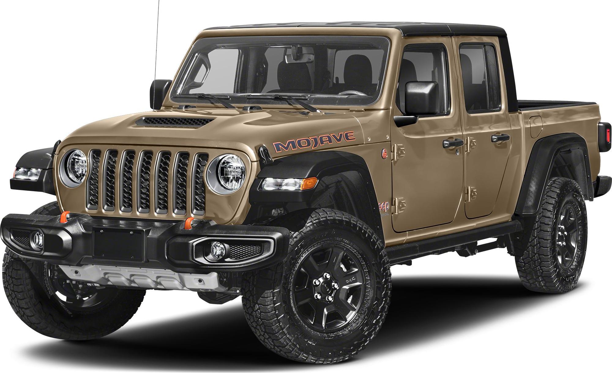 Mojave off-road pickup with LED headlights and rugged black wheels