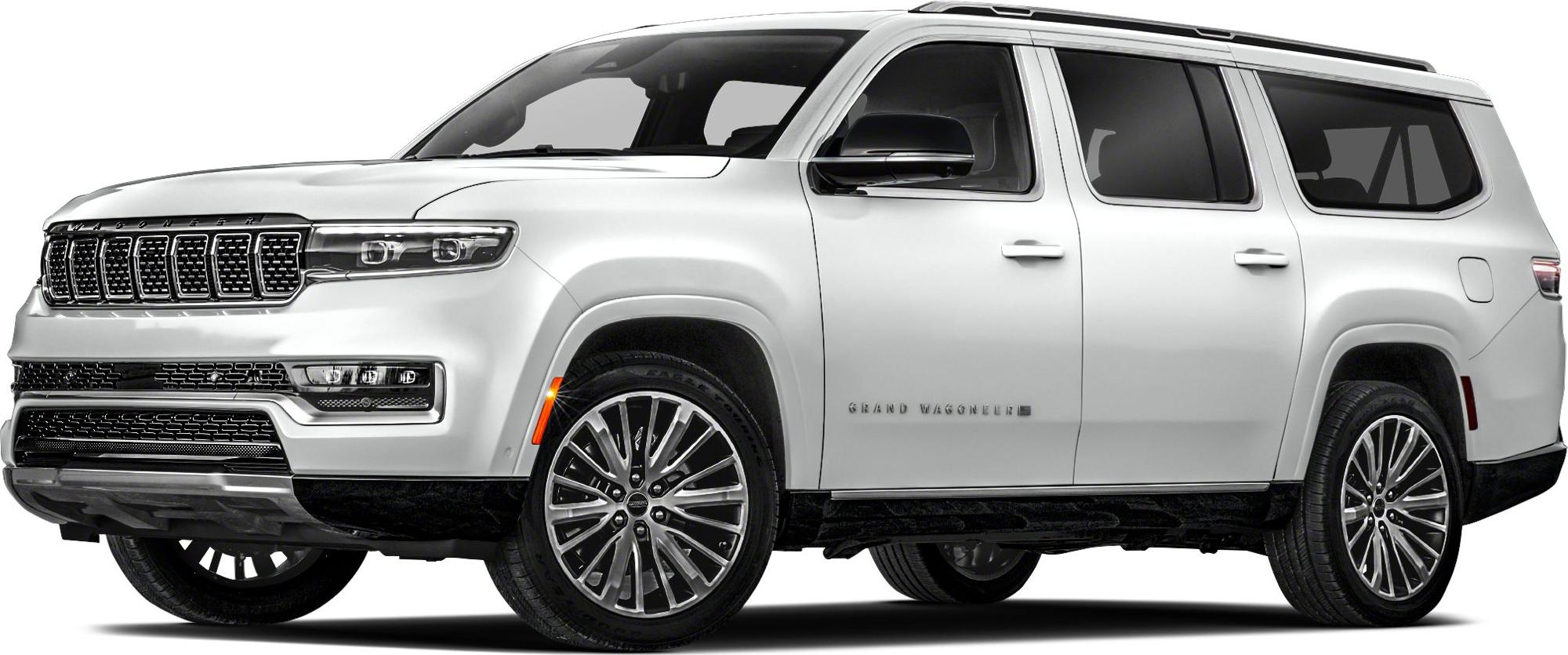 Full-size SUV with distinctive front grille and multi-spoke alloy wheels