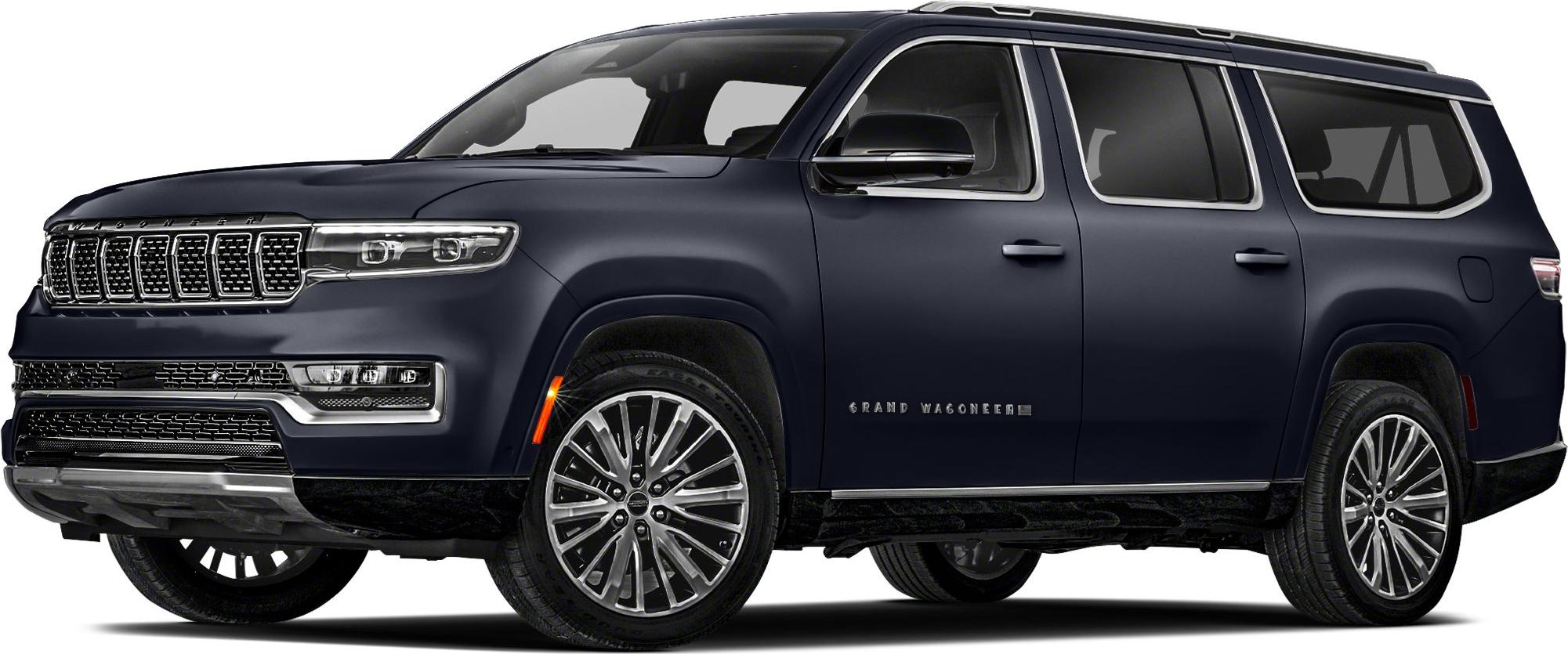 Front-side profile with distinct grille and polished alloy wheels