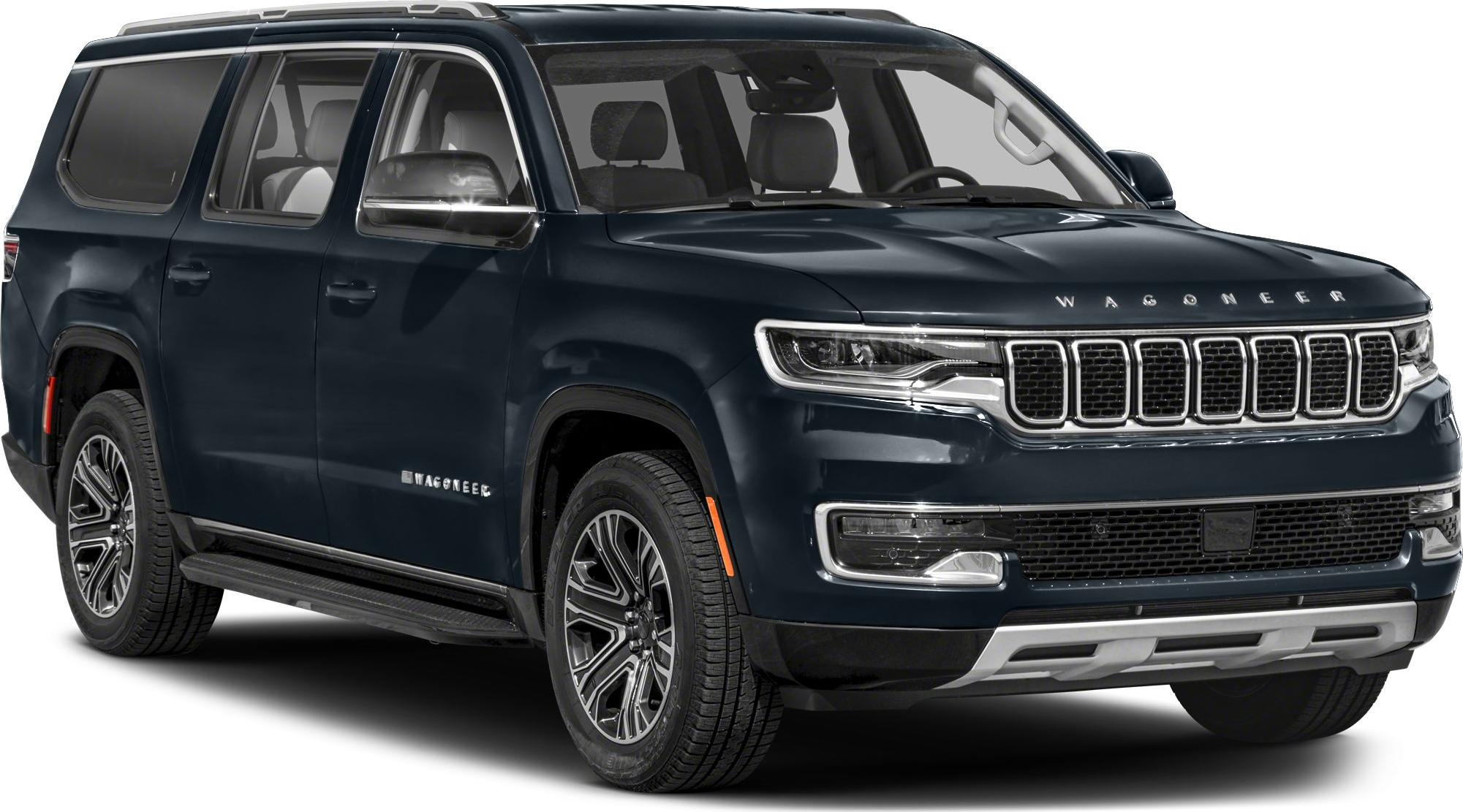 Full-size SUV with seven-slot grille and LED headlights