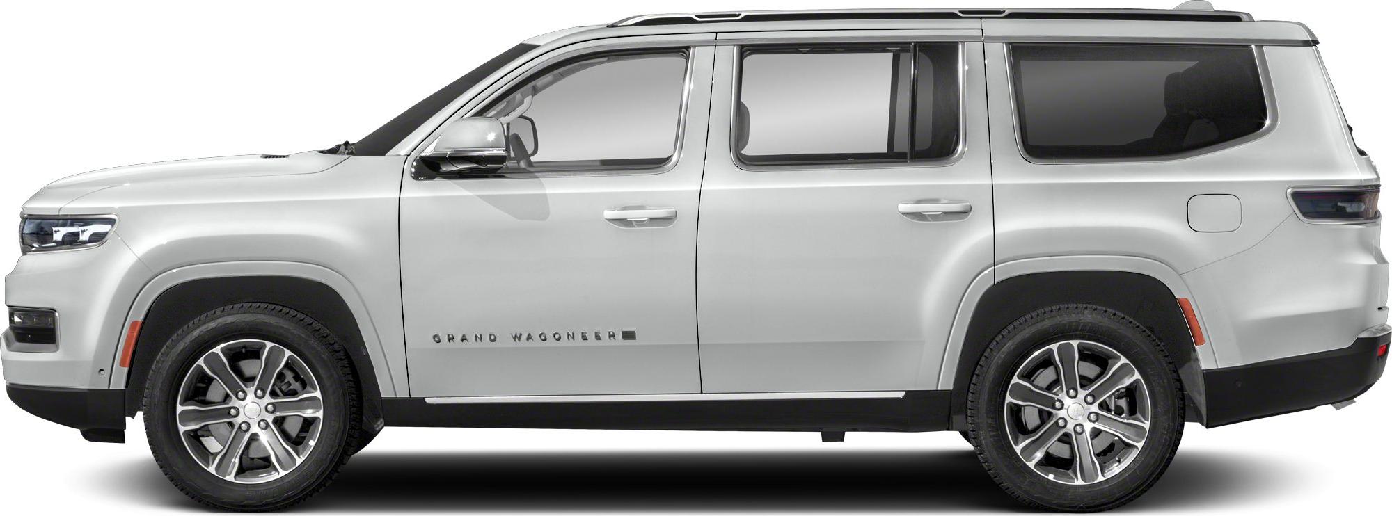 Side profile of a modern large SUV with alloy wheels and tinted windows