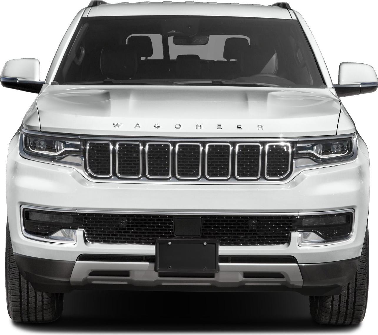 SUV front view with signature seven-slot grille and sleek headlights