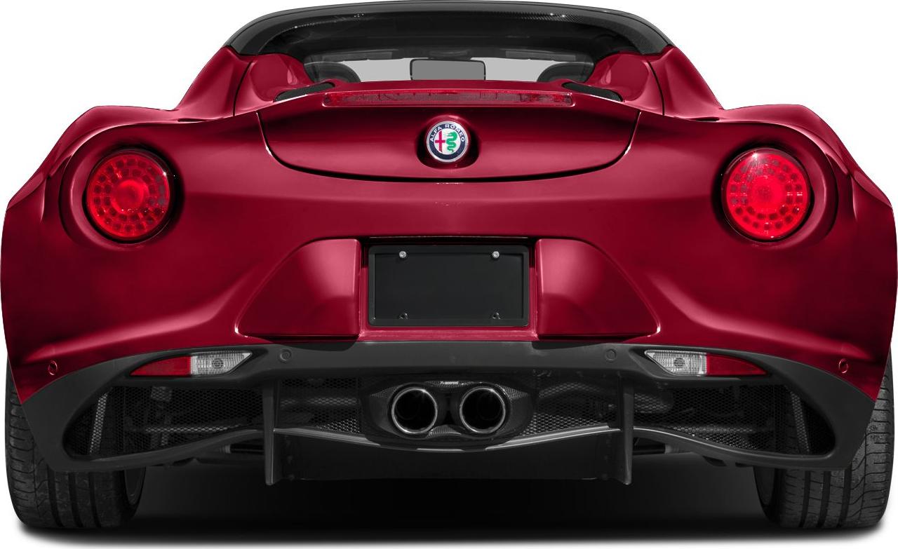 2016 Alfa Romeo 4C Spider Rear View