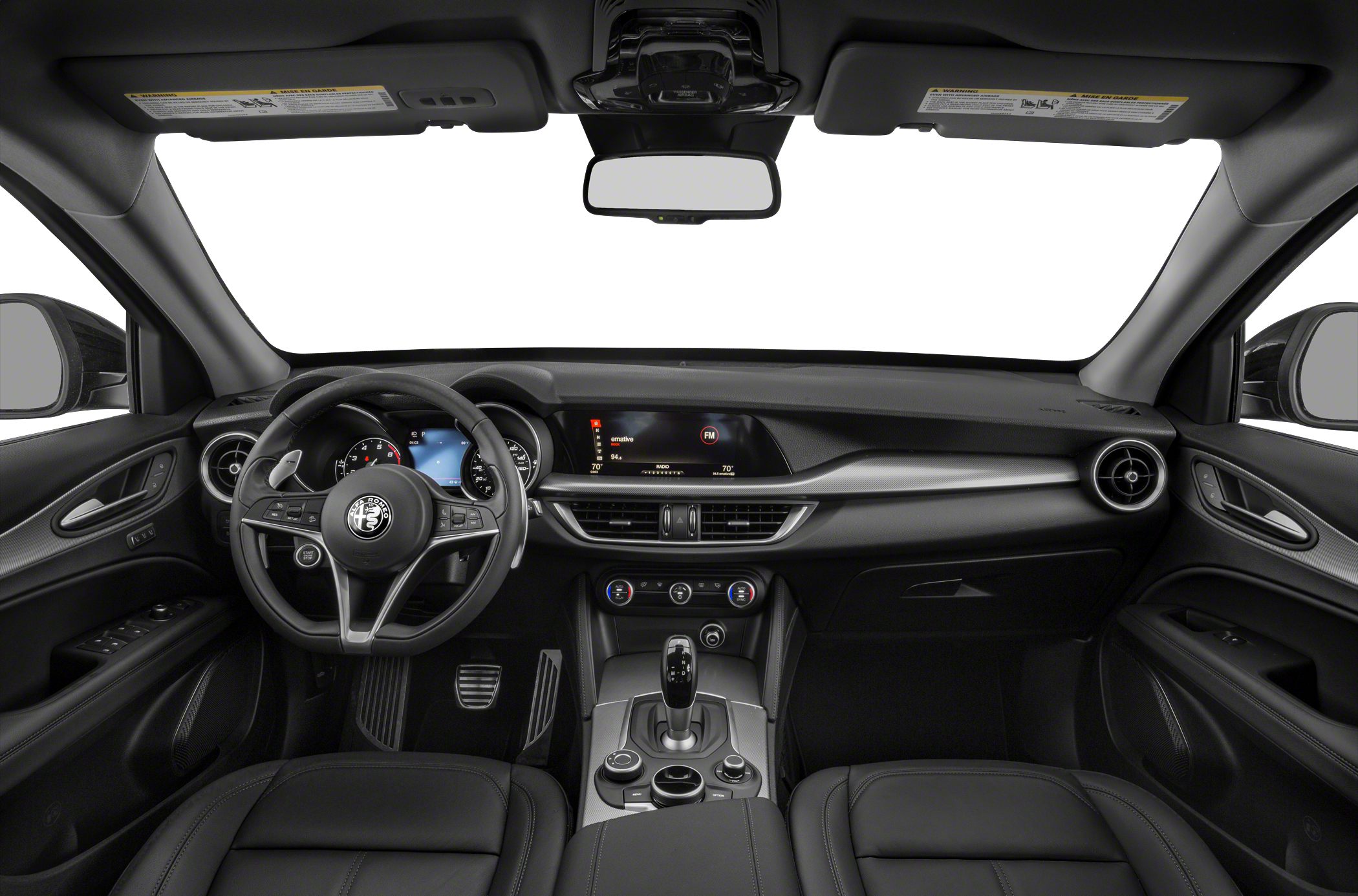 Digital dashboard and multifunction steering wheel with center console controls