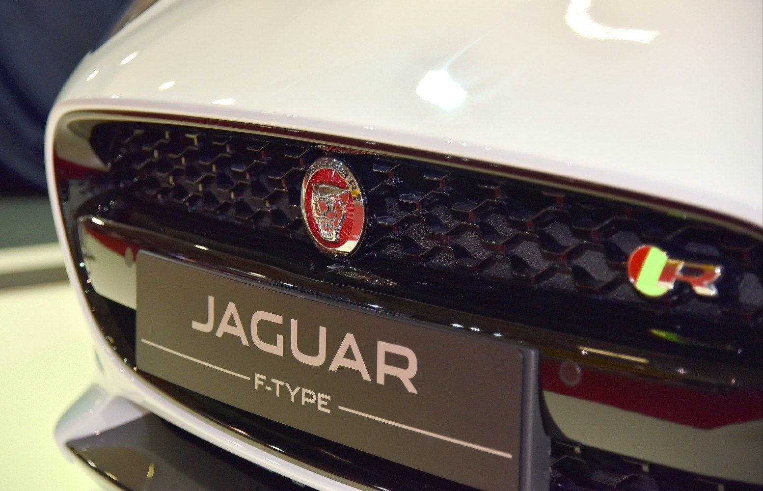 Jaguar F-type grille with emblem and LR badge