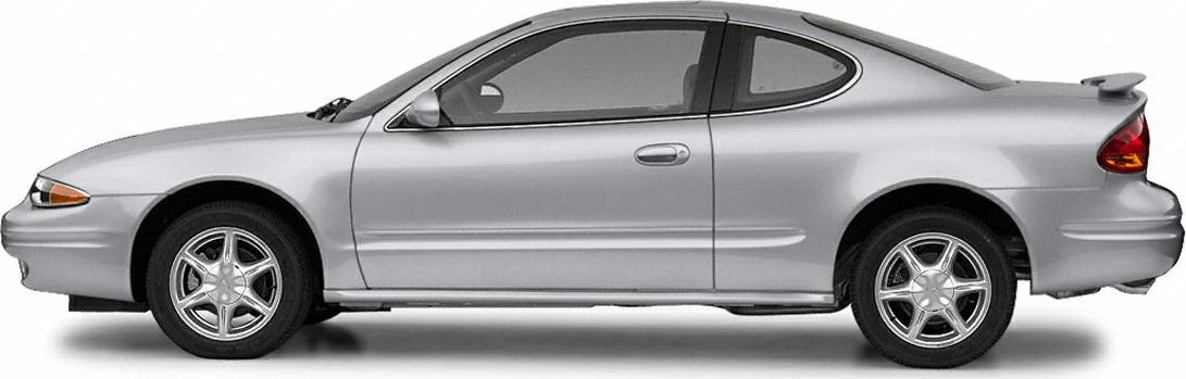 Silver two-door coupe with smooth body lines and five-spoke alloy wheels