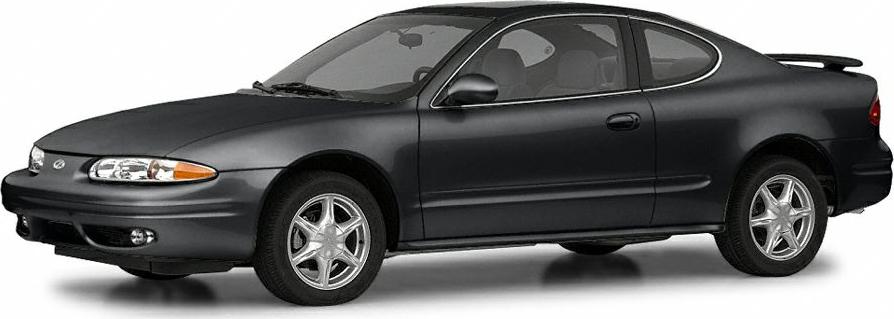 Black 1999 coupe with alloy wheels in side view