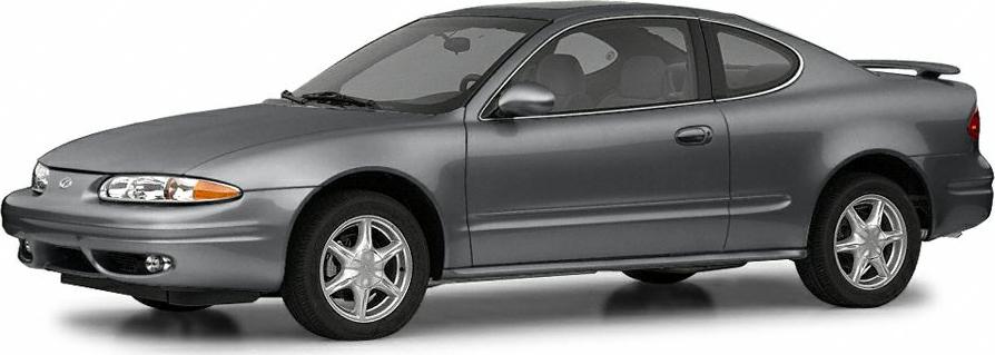 Gray two-door coupe with sleek body and alloy wheels