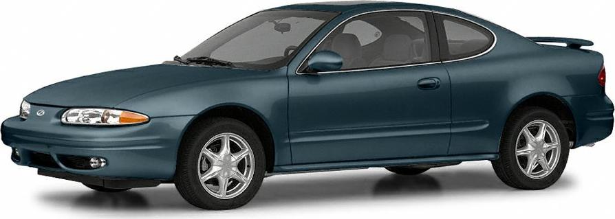 Sporty two-door coupe with sleek curves and alloy wheels