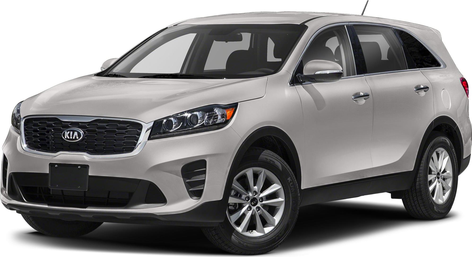 Front and side view of mid-size SUV with modern design and alloy wheels