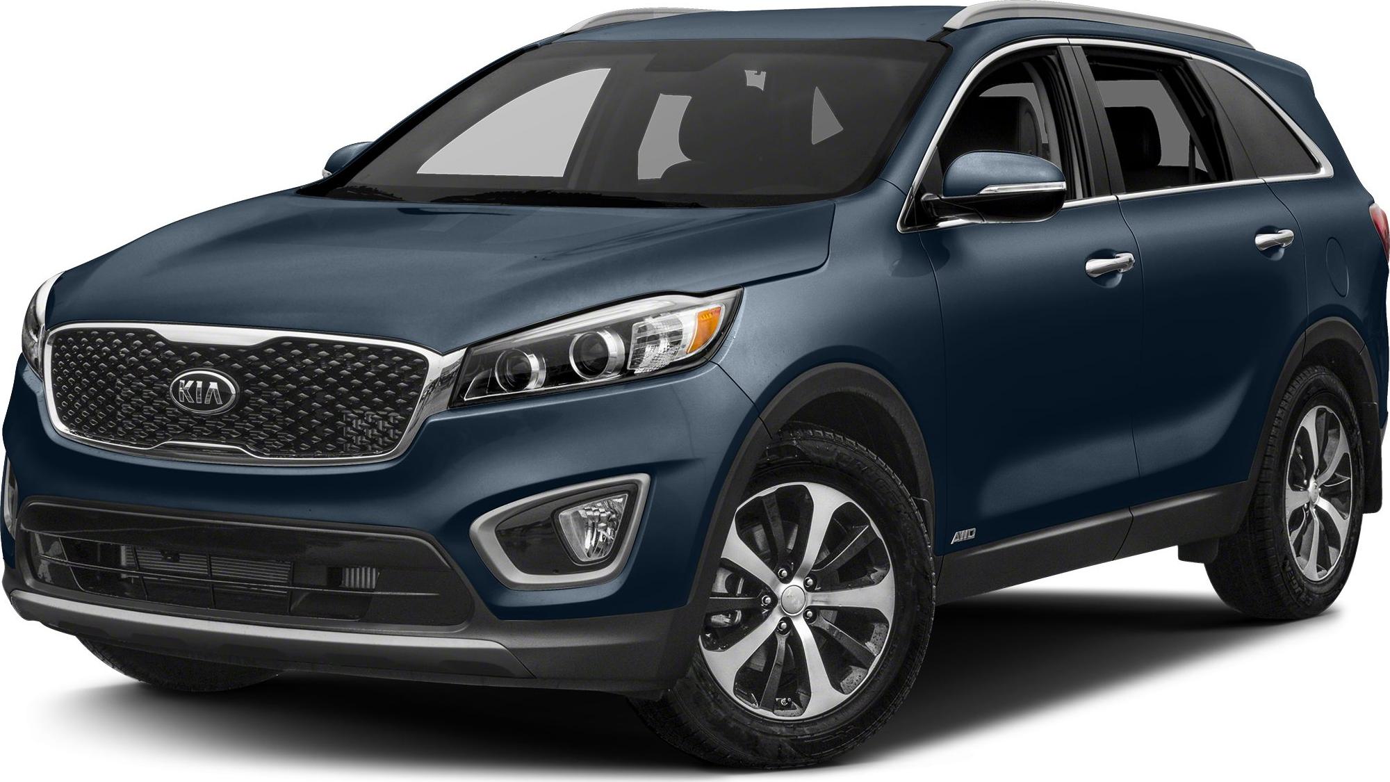 Front angle of SUV with alloy wheels and prominent headlights