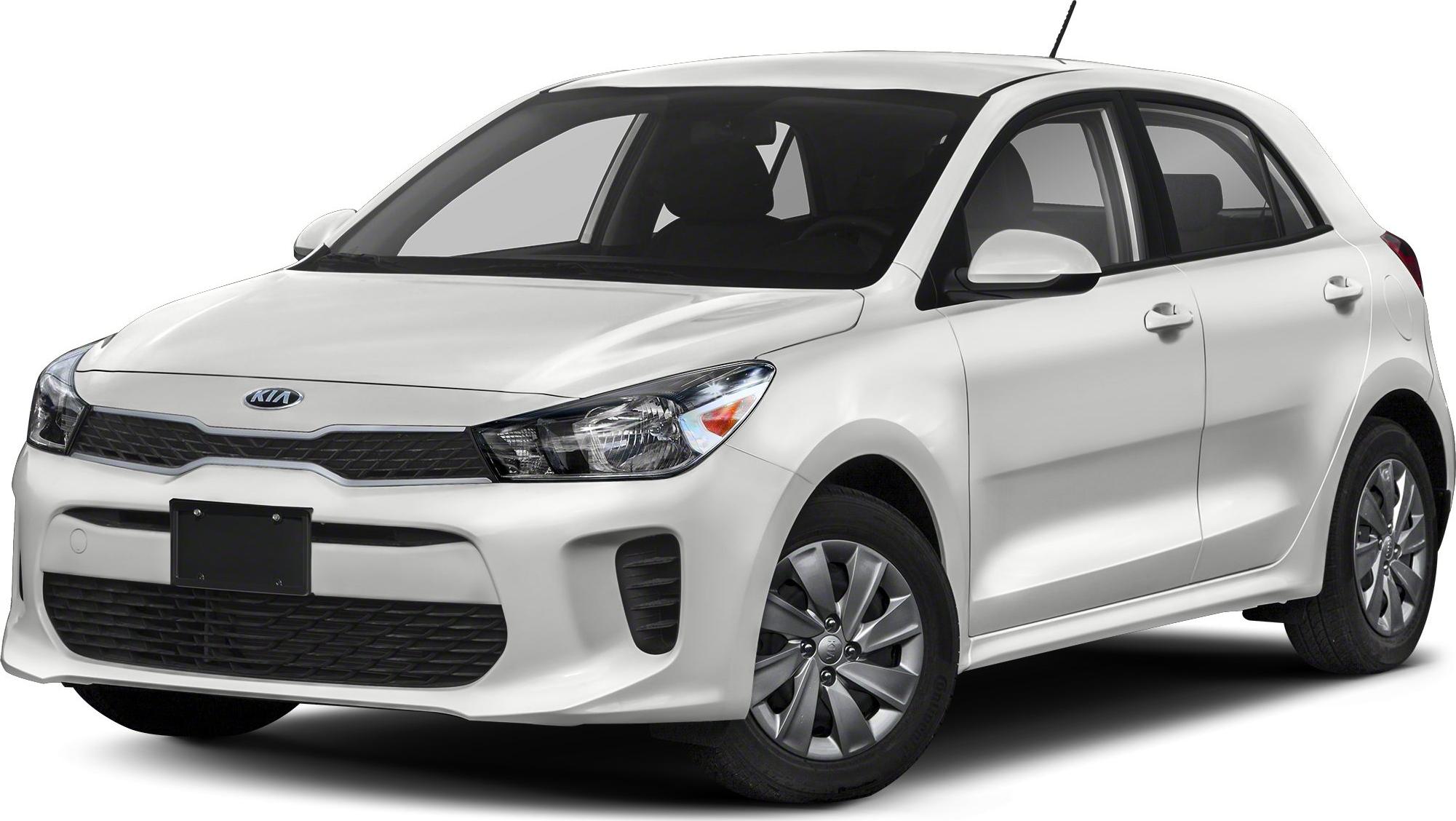 Front view of a compact hatchback with aerodynamic headlights and sporty grille