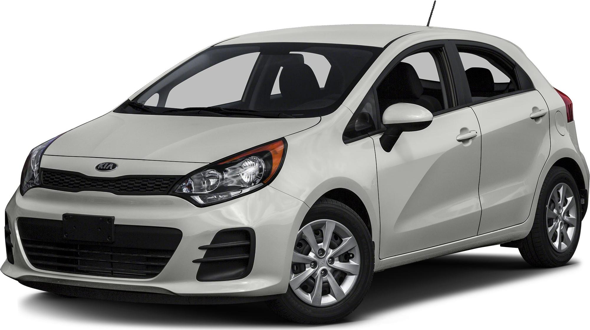 Front and side view of hatchback with visible headlights and alloy wheels
