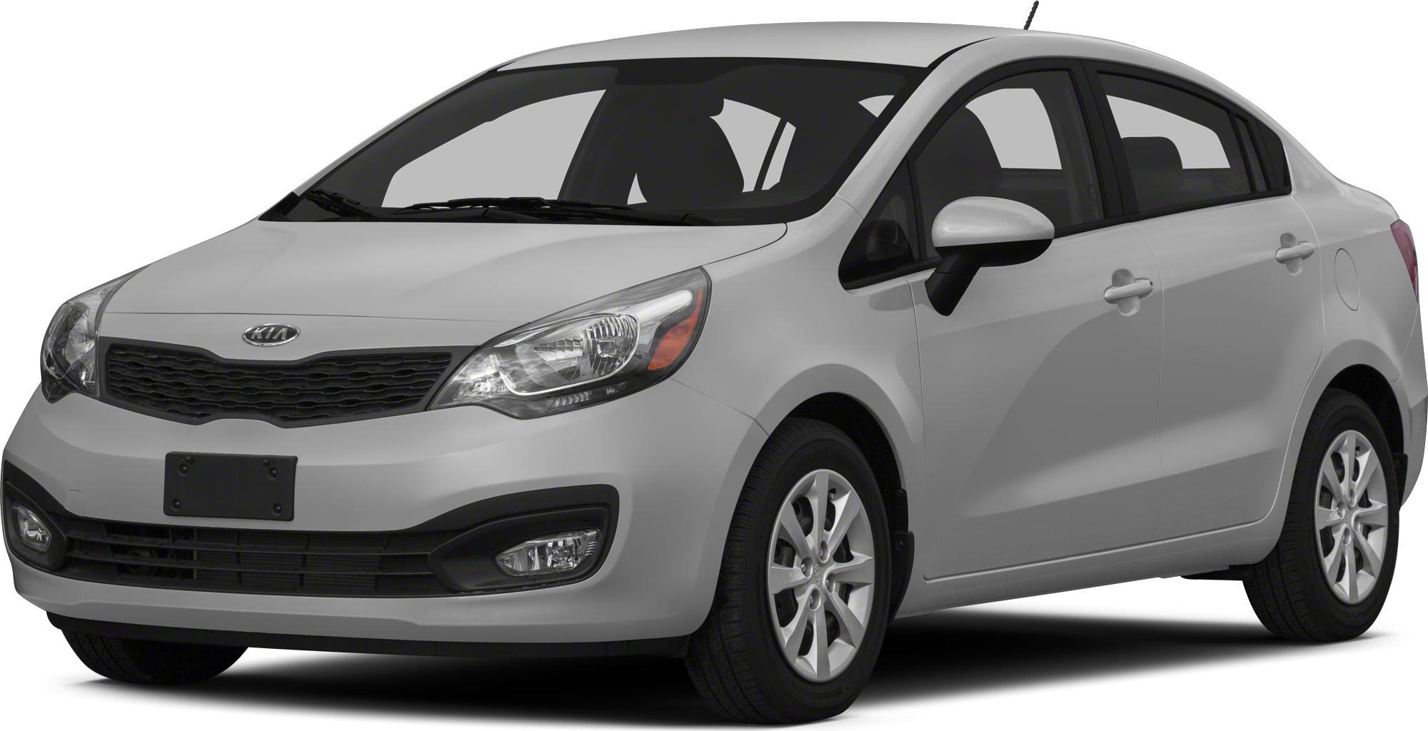 Compact sedan front view with aerodynamic headlights and fog lights