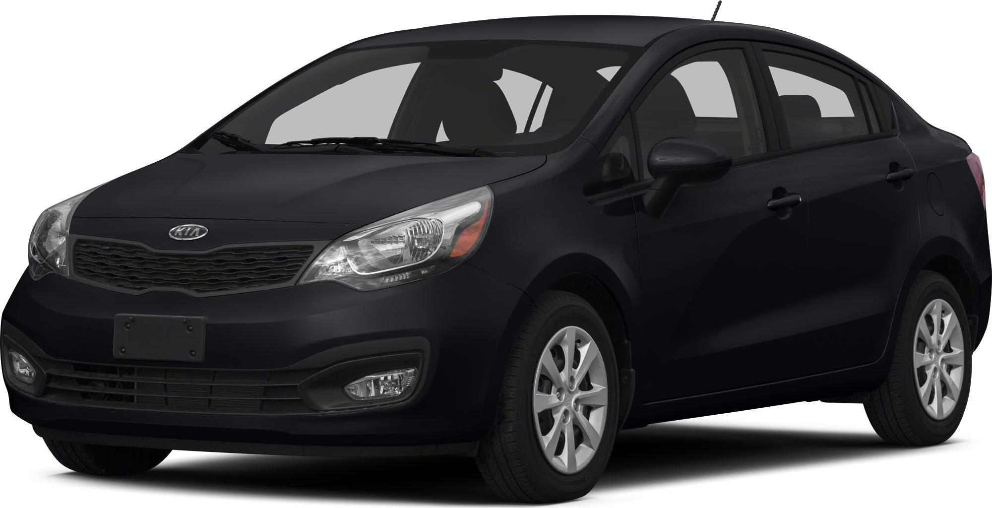 Black compact sedan front-side view with clear headlights and alloy wheels