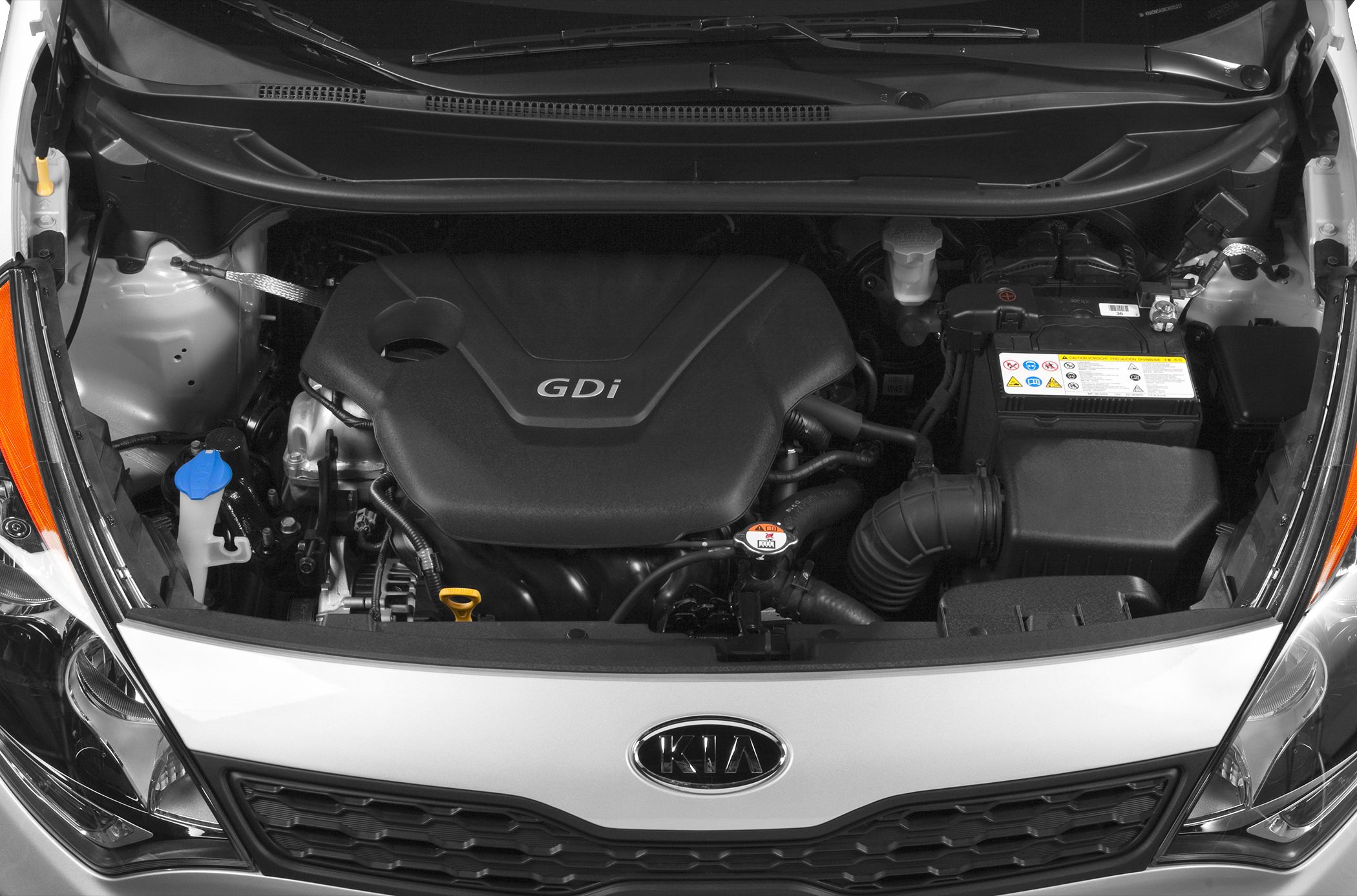 GDi engine bay and under-hood components