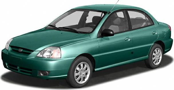 Green sedan with facelift headlights and alloy wheels