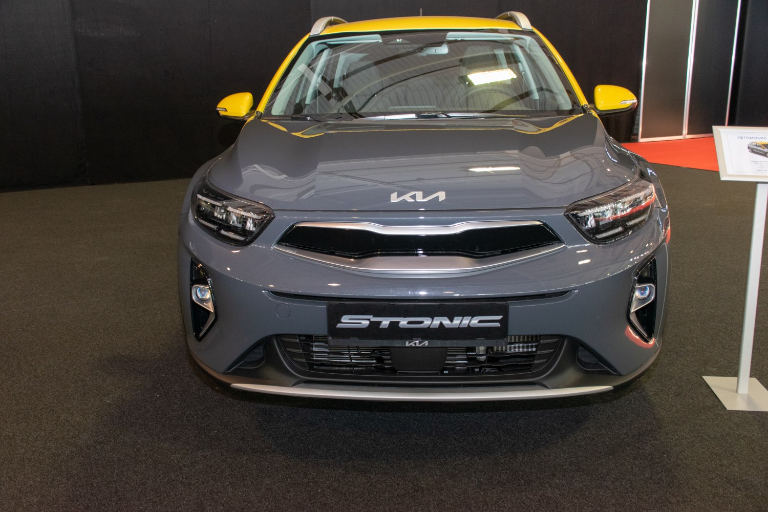 Front view with updated grille and LED headlights