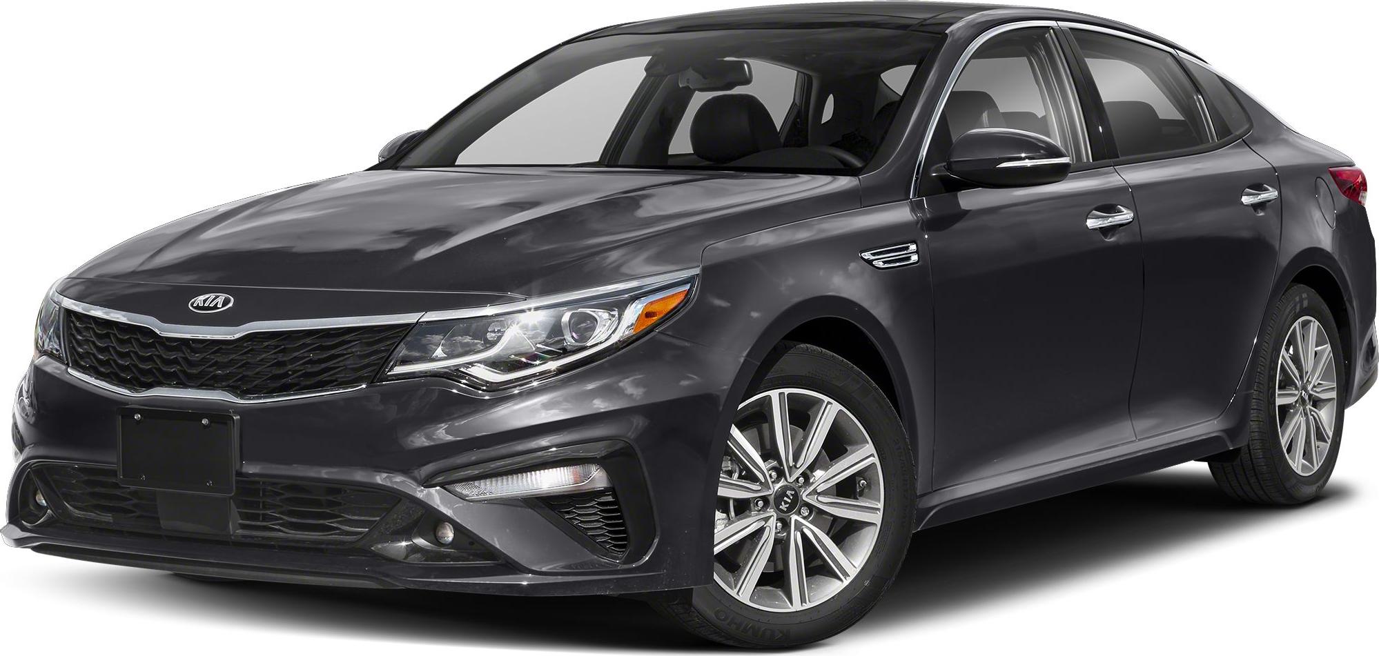Front side view of mid-size sedan with sharp headlights and alloy wheels