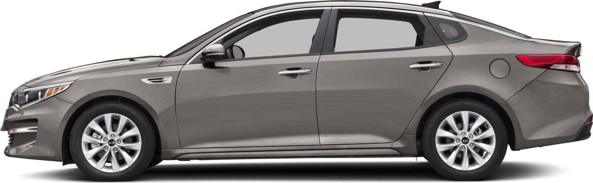 Aerodynamic mid-size sedan side profile with alloy wheels