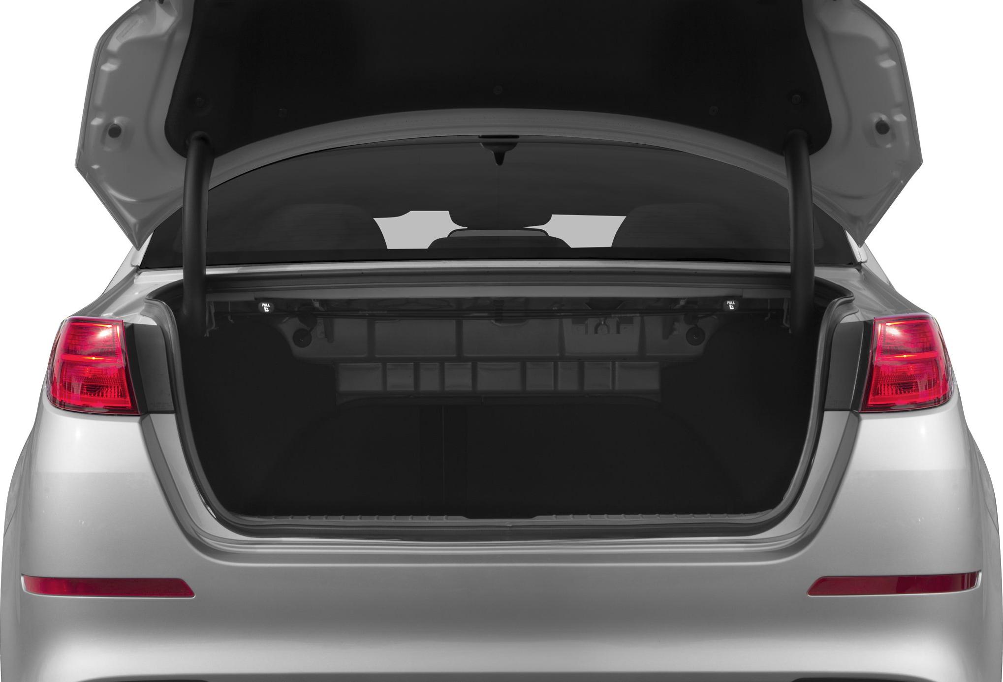 Open trunk with spacious cargo area and rear tail lights.