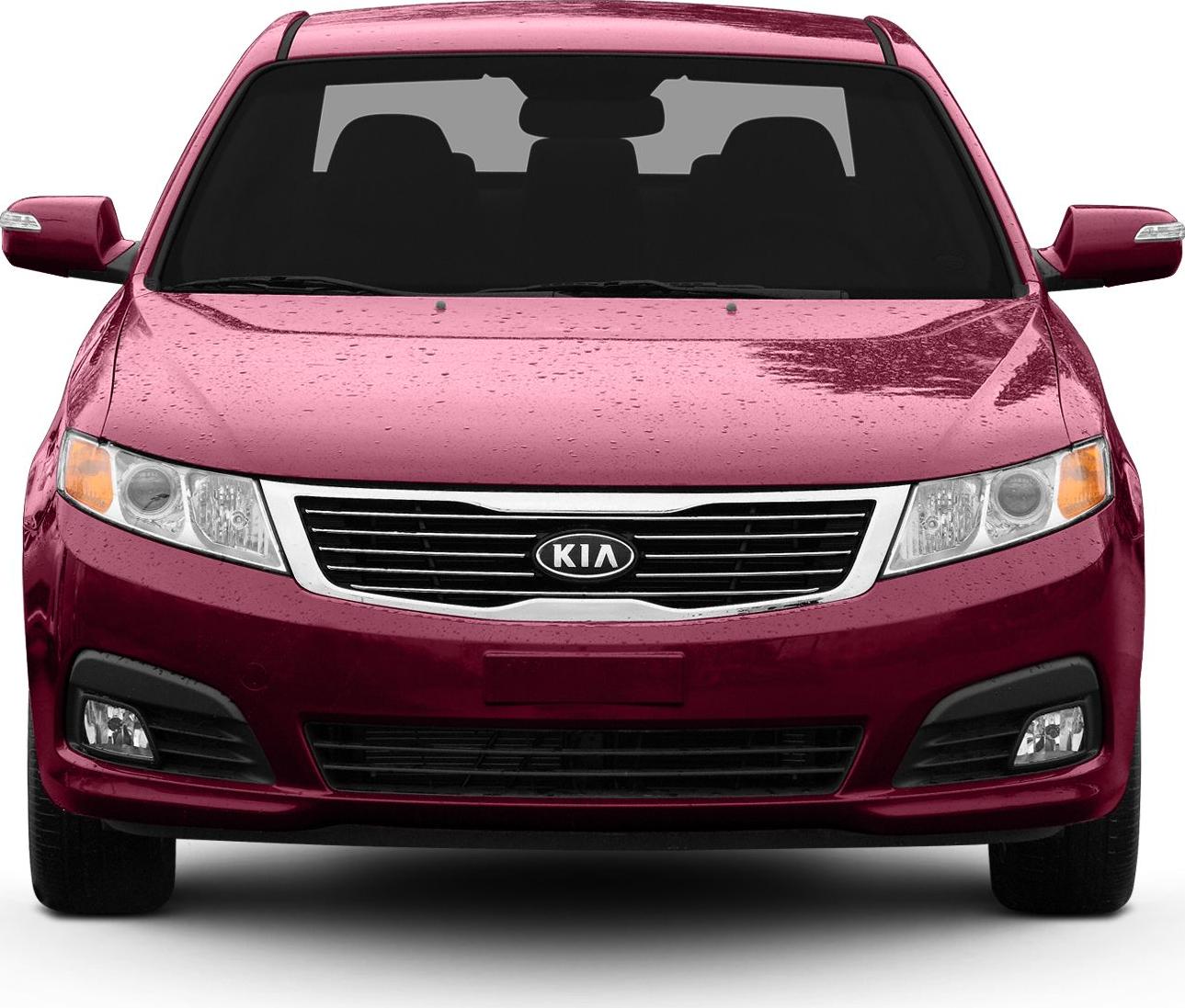 Front view showing grille, headlights, and fog lights on a mid-size sedan