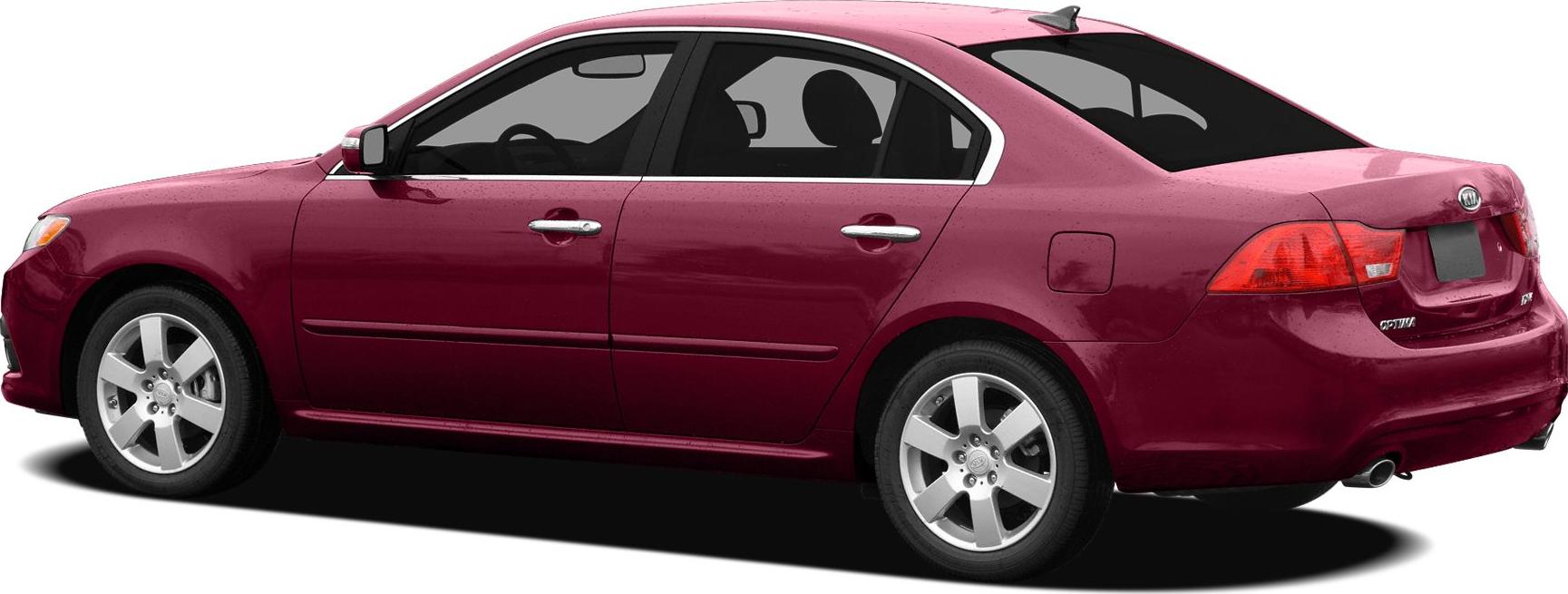 Side profile of four-door sedan with alloy wheels and tinted windows