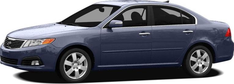 Side profile of a mid-size sedan with alloy wheels
