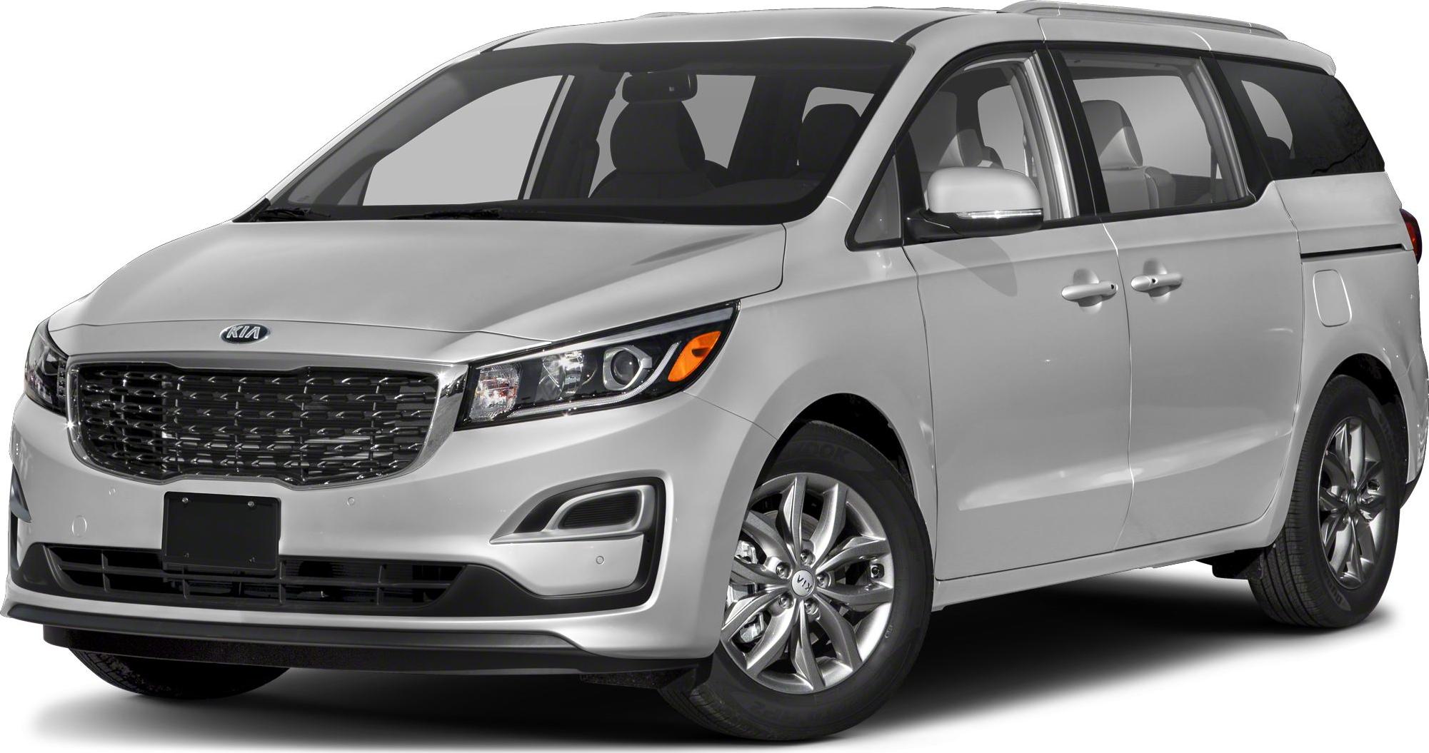 Modern minivan front-side with sleek headlights and alloy wheels