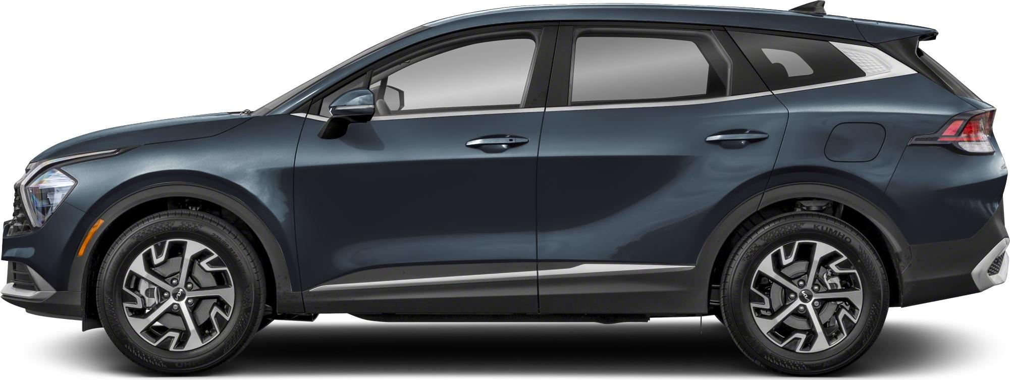 Side profile with modern alloy wheels and sleek body lines