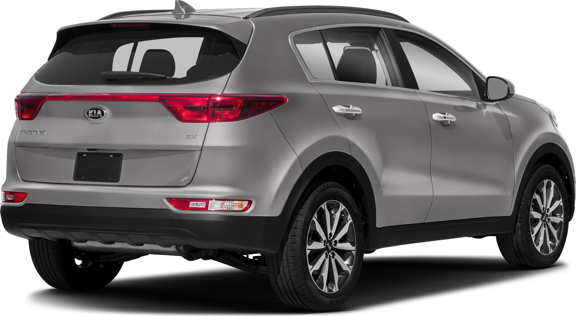 Rear side view of SUV with distinctive taillight and alloy wheels