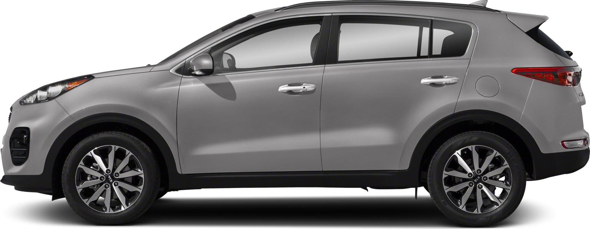 Side profile with alloy wheels of a modern SUV