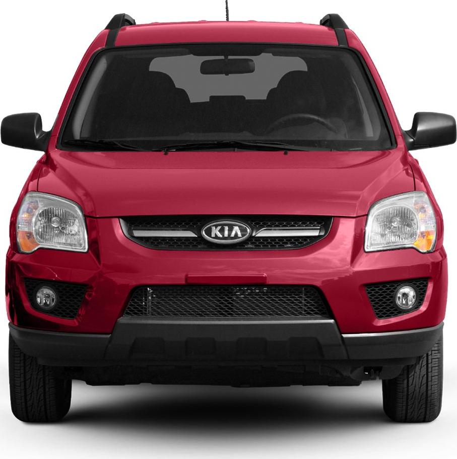 Front view with grille, headlights, fog lamps, and roof rails.