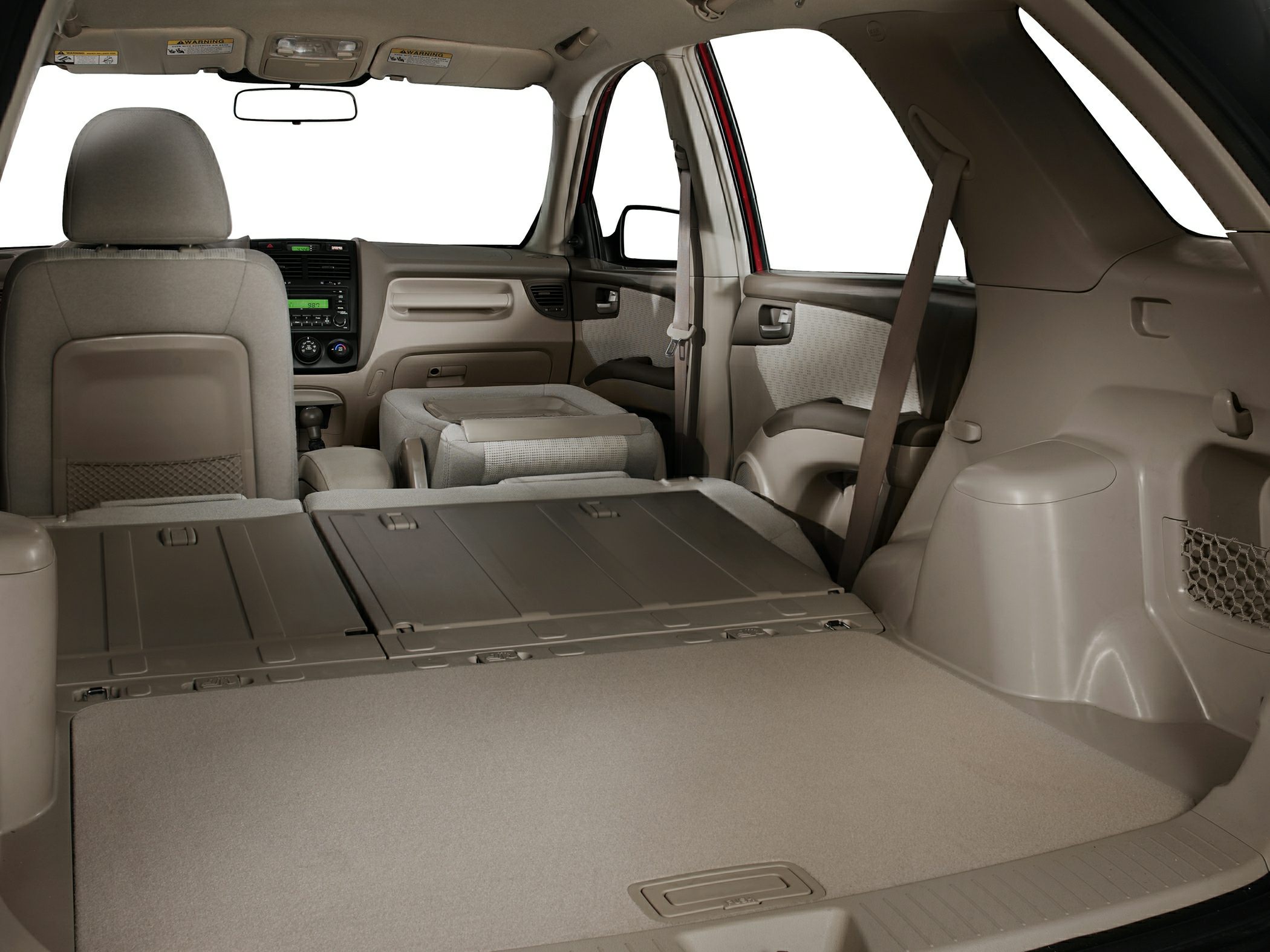 Fold-flat rear seats and spacious cargo area