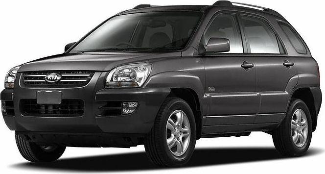 Front-side view of classic SUV with alloy wheels and roof rails