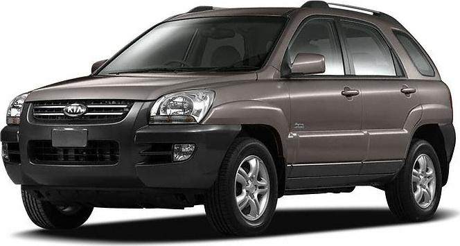 First generation compact SUV with black front bumper and roof rails