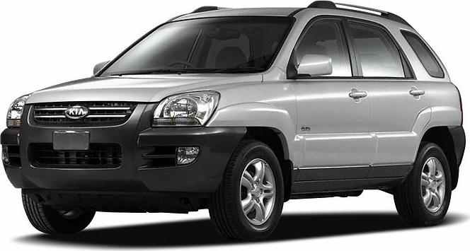 Front side SUV view with roof rails and alloy wheels