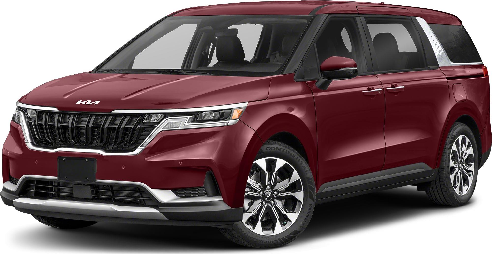 Modern minivan front grille and alloy wheels