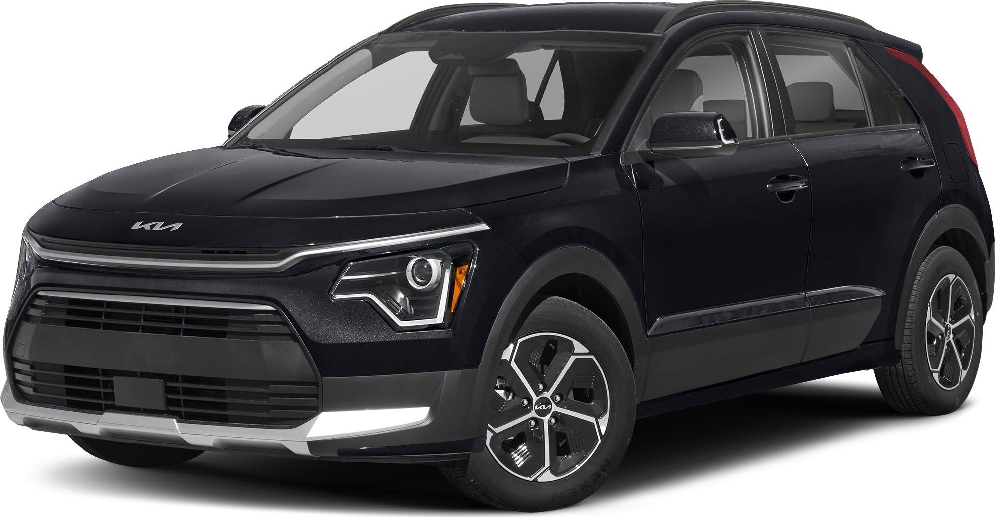 LED headlights, front grille, alloy wheels, black exterior