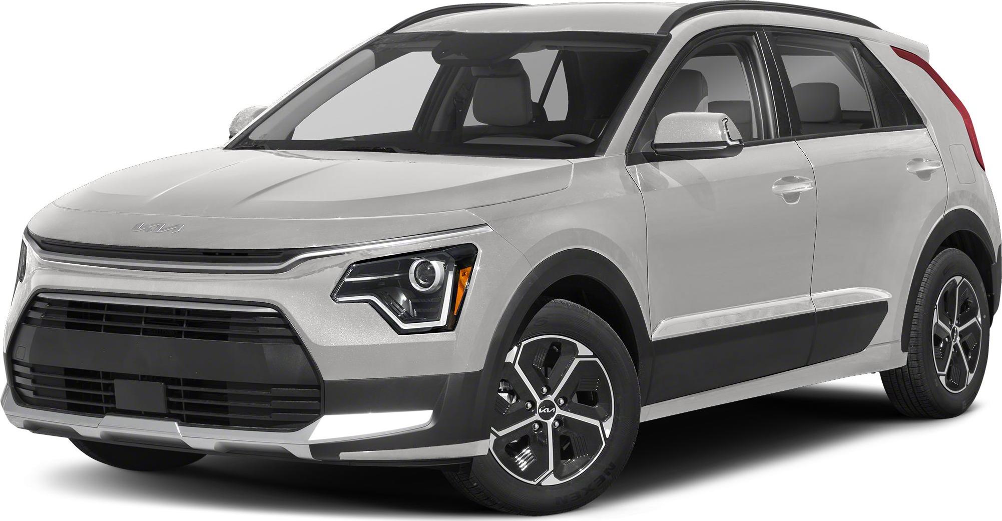 Front and side view with modern headlights and aerodynamic design