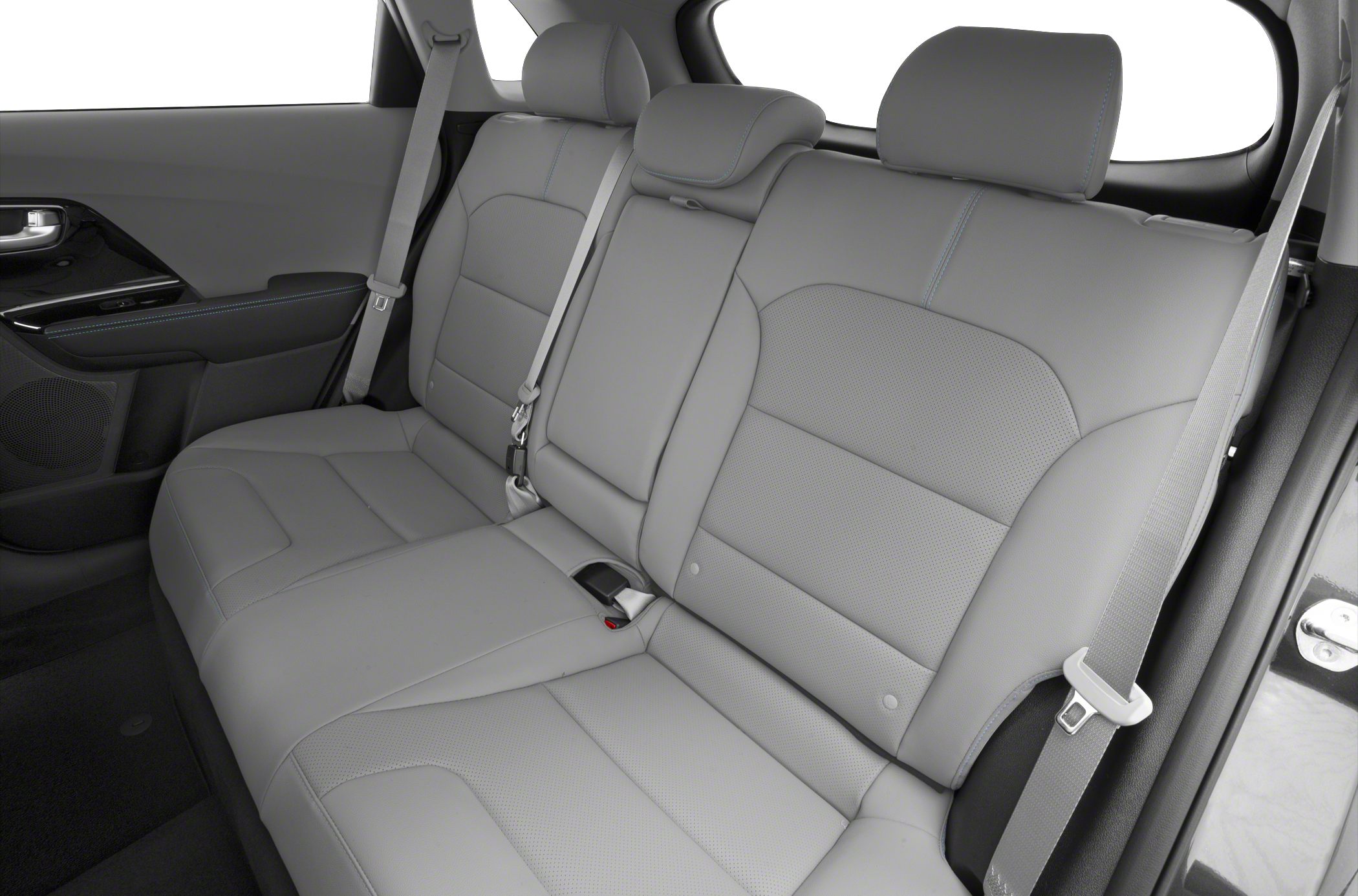 Spacious and modern rear seat interior with comfortable upholstery