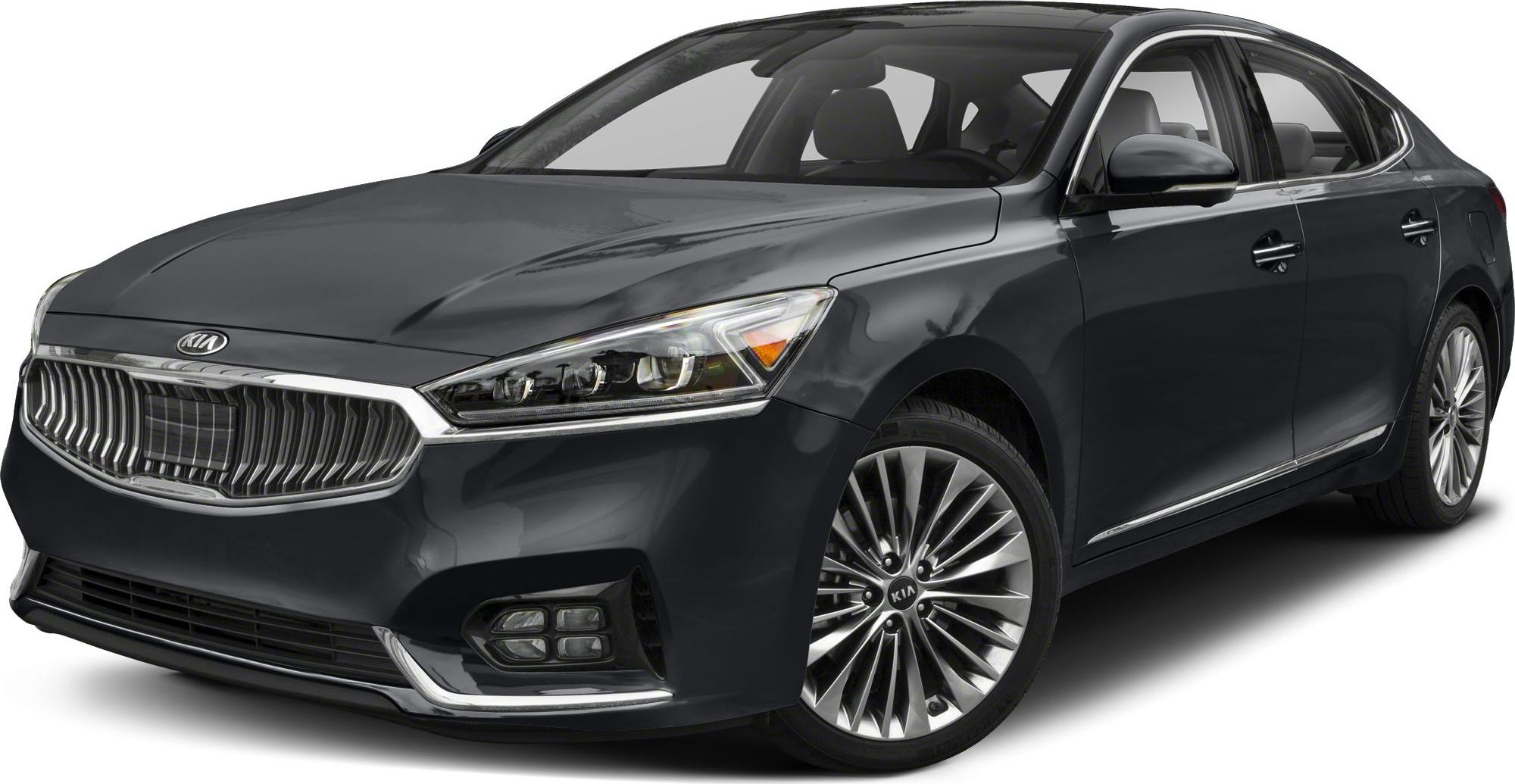 Front angled view of sedan with LED headlights and chrome grille