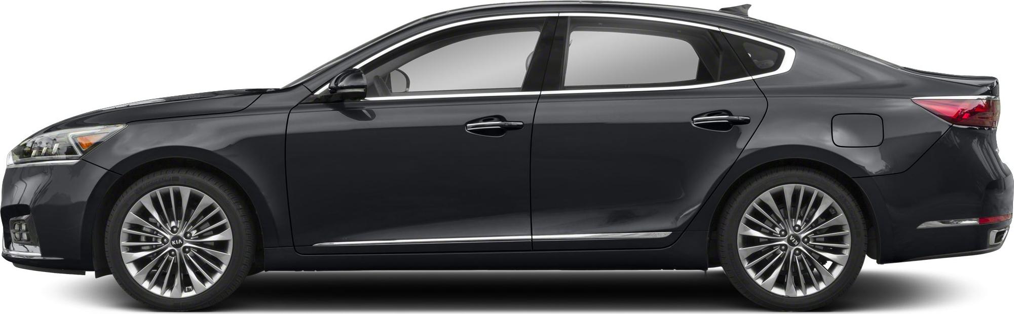 Sedan side profile with alloy wheels and sleek design