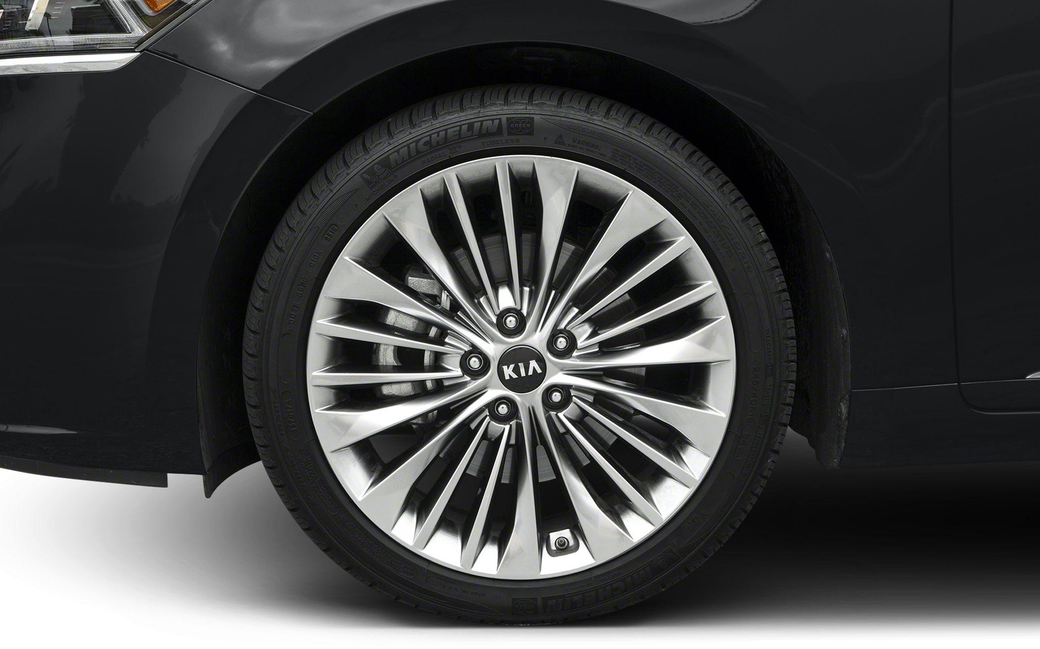 Close-up of multi-spoke alloy wheel with Michelin tire