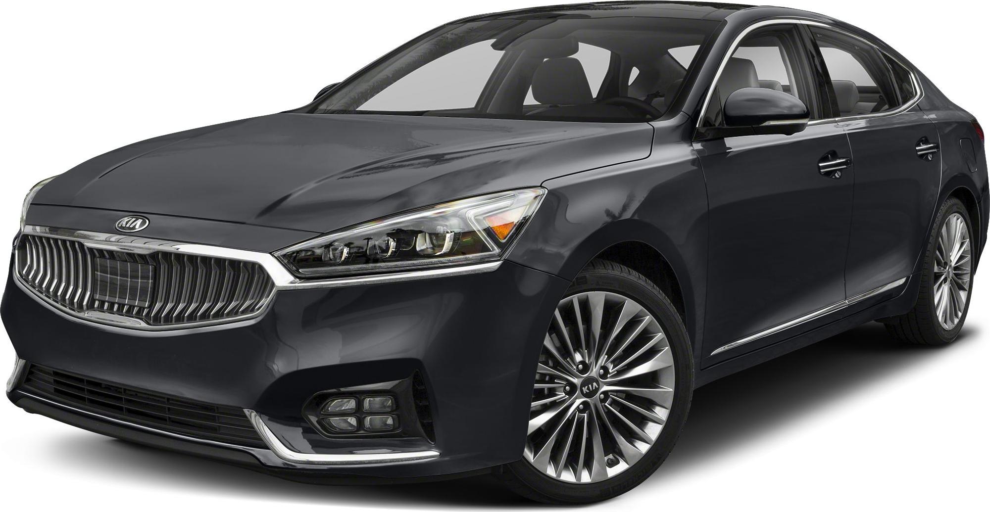 Luxury sedan front grille and alloy wheels
