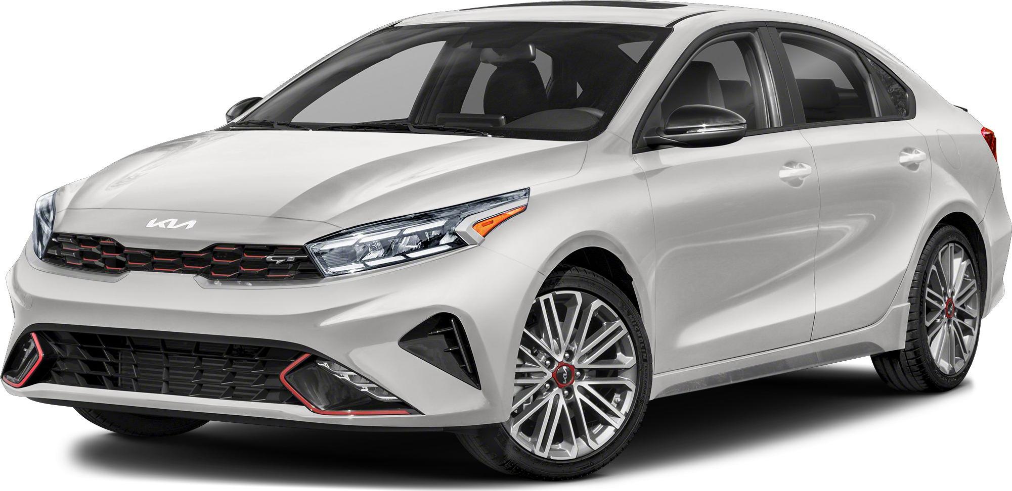 Front view with aggressive grille, LED headlights, sporty alloy wheels