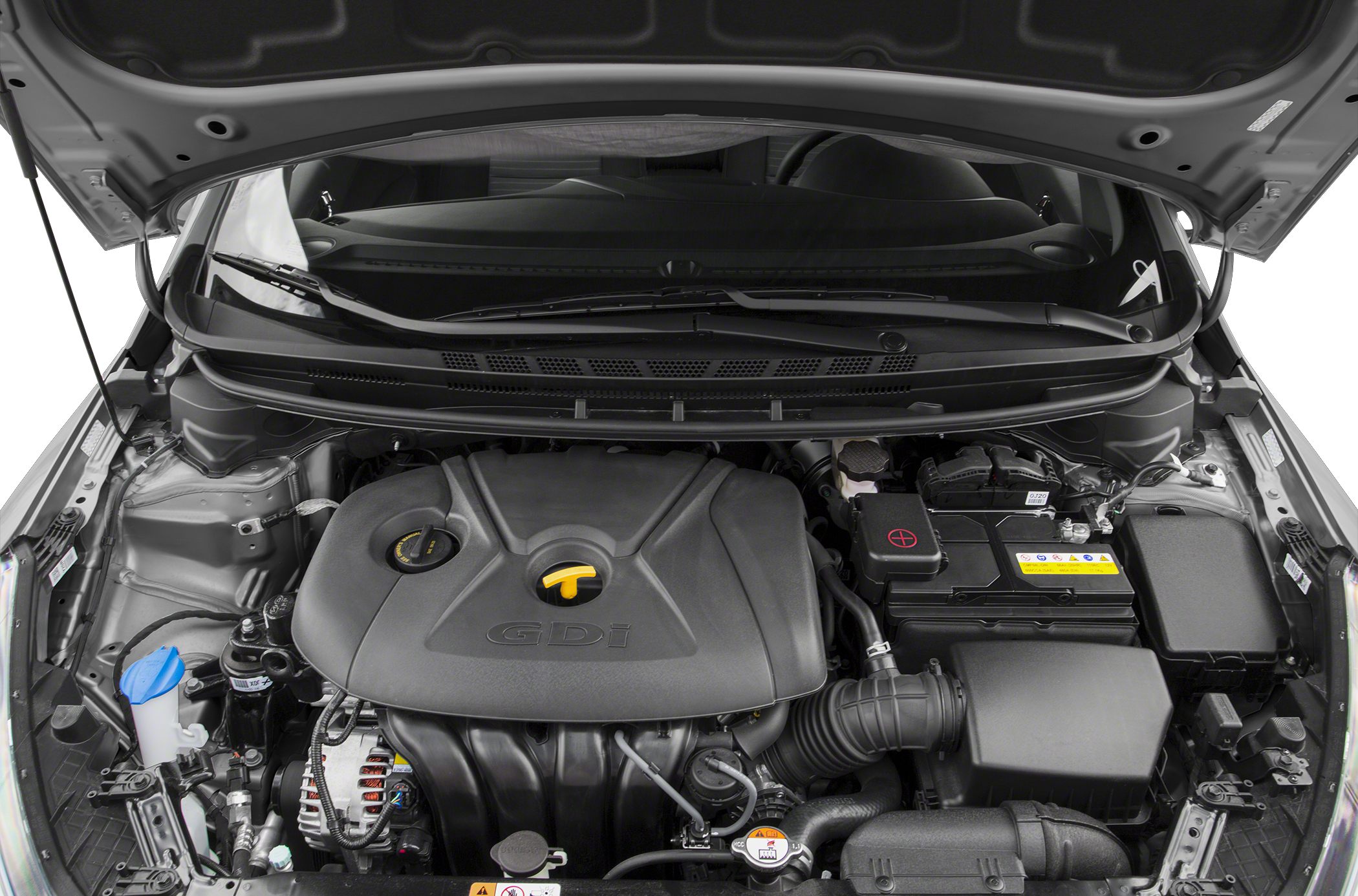 GDI engine cover and detailed engine bay layout