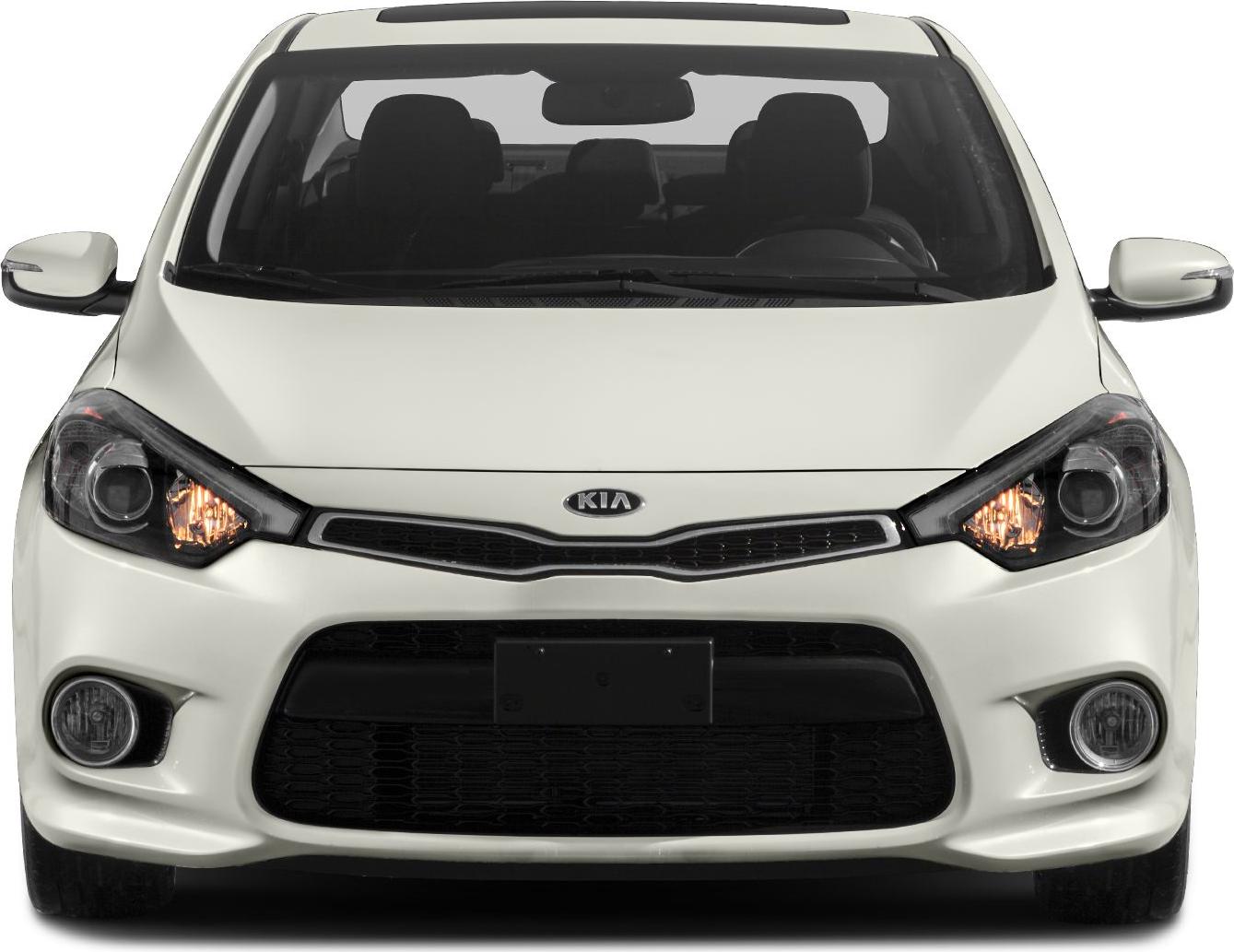 Front view with dual headlights and fog lamps