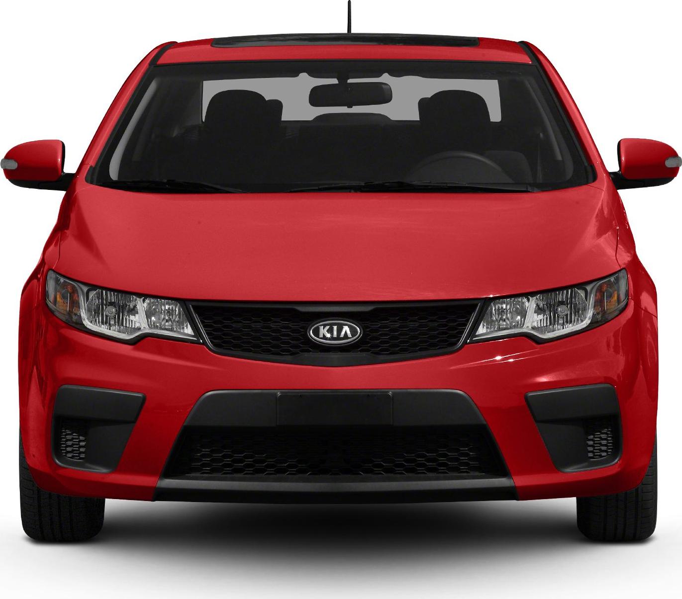 Front view with distinctive grille and headlights